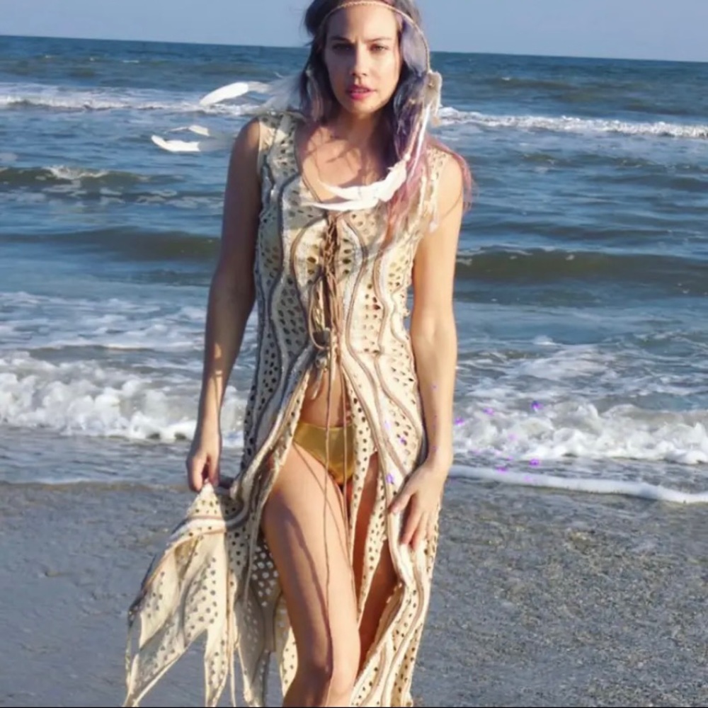 Seres Clothing Festival Nomadic Crème Dress - Picture 2 of 8